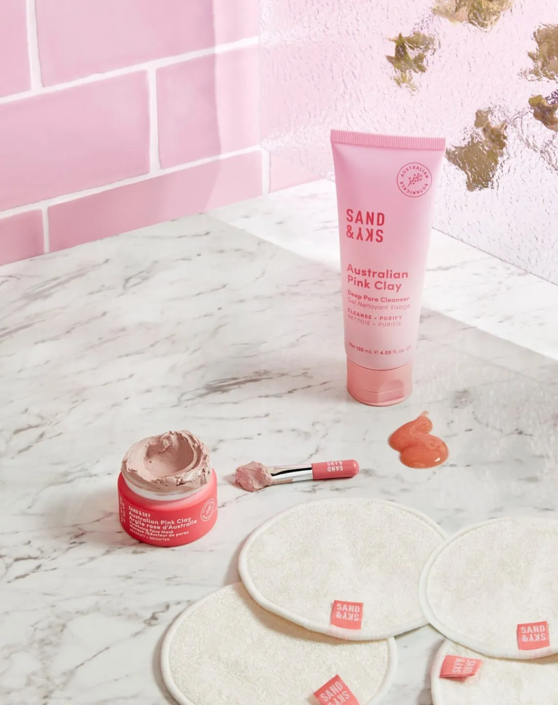 Australian Pink Clay Pore Tight Kit.