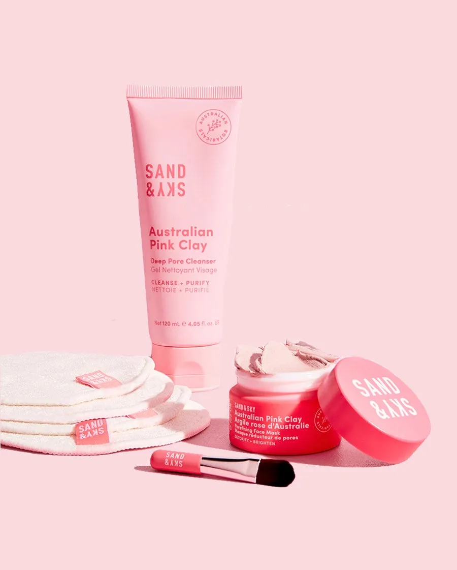 Australian Pink Clay Pore Tight Kit.