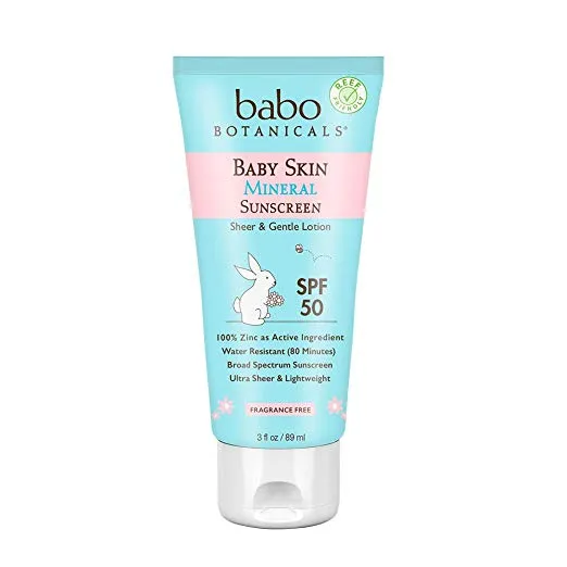 BABO - Baby Skin Mineral Sunscreen SPF 50 - 3 fl oz (89 ml)