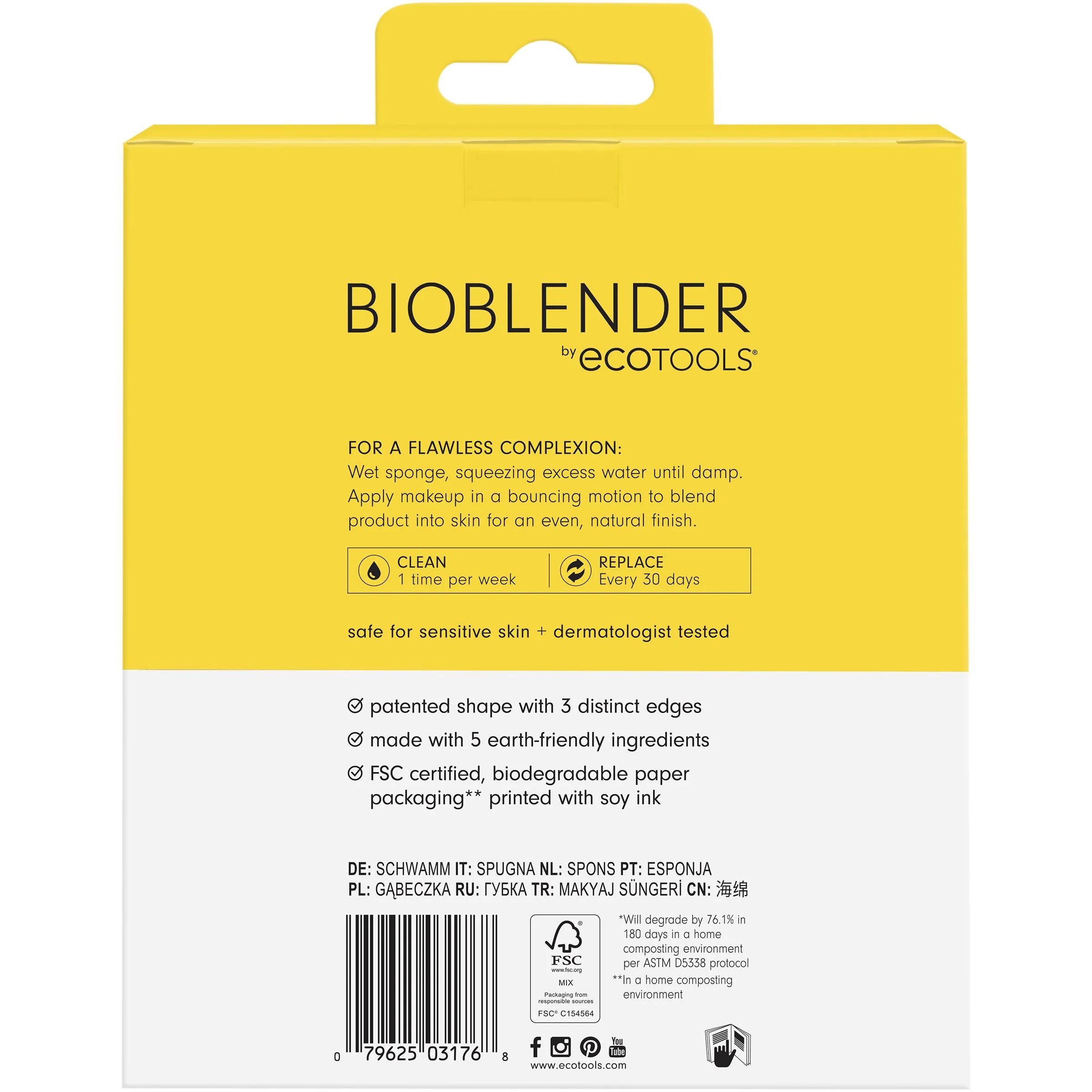 Bioblender Makeup Sponge Trio