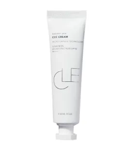 CLE Cosmetics CCC Cream (Warm Medium) Lightweight All-In-One Primer and Foundation That Contains SPF 50