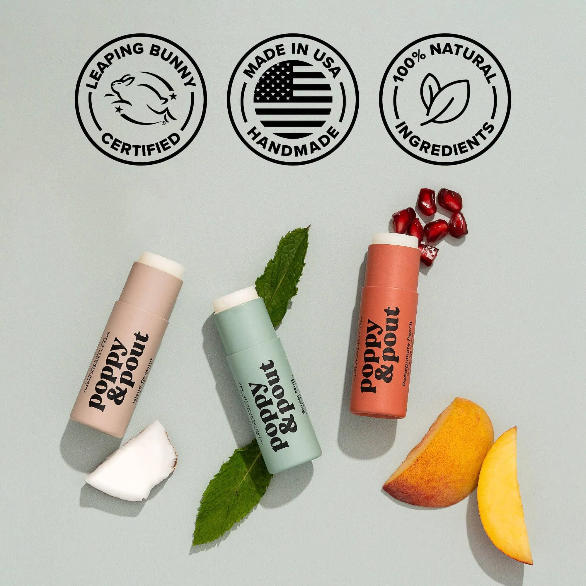 Cosmetic | Sweet Mint Lip Balm | Poppy & Pout