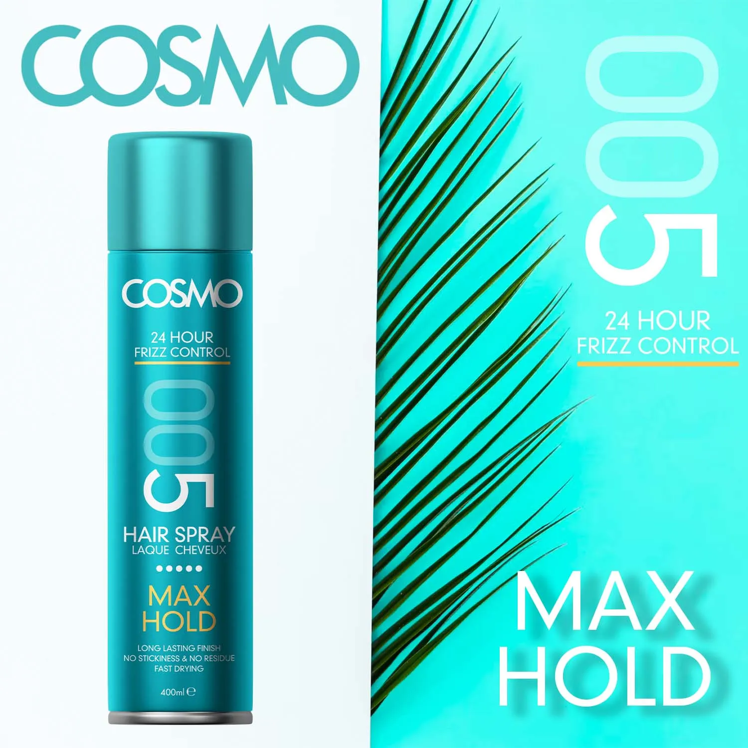 COSMO HAIR SPRAY - MAX HOLD 400ML