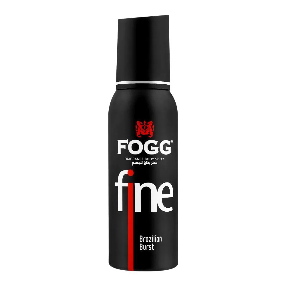 Fogg Fine Brazilian Burst Fragrance Body Spray, For Men & Women, 120ml