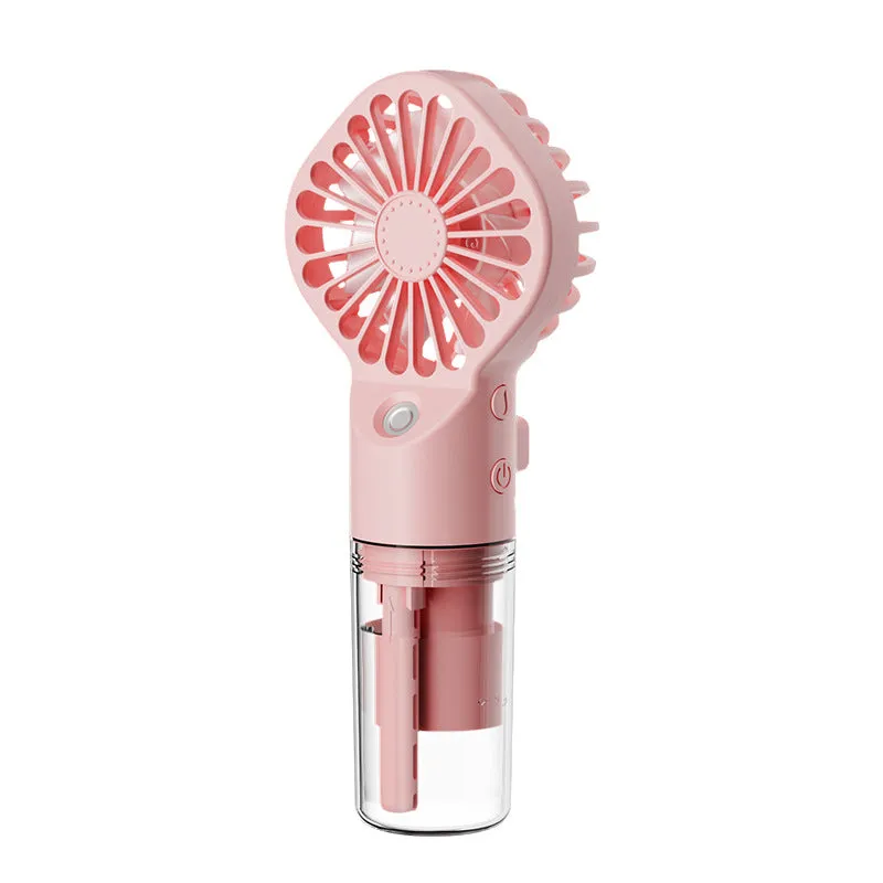 Handheld Rechargeable Mist Spray Fan