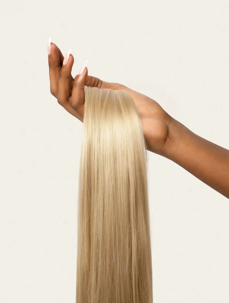 Medium Sandy Blonde, 12" Seamless Clip-In Hair Extensions, #18 | 140g