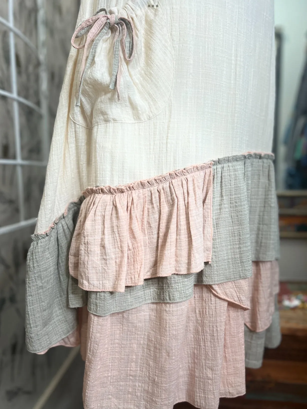 Ruffle Gauze Pocket Dress by The Paper Lace