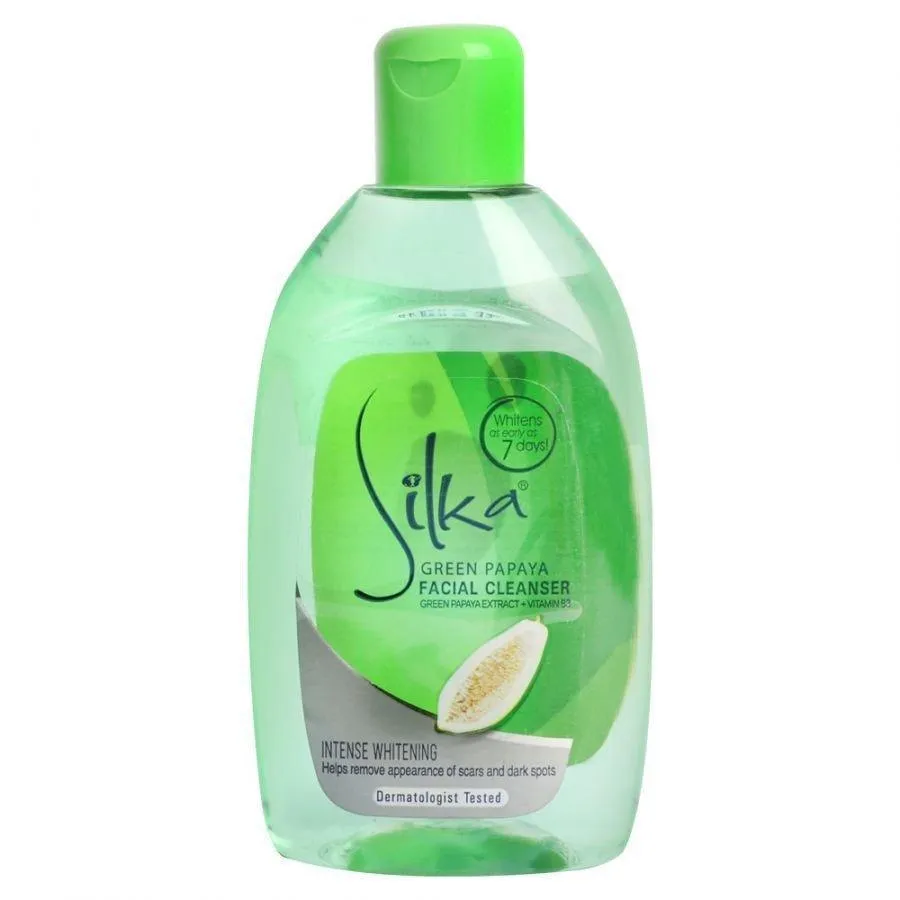 Silka Green Papaya Facial Cleanser - 150ml x 2 Pcs